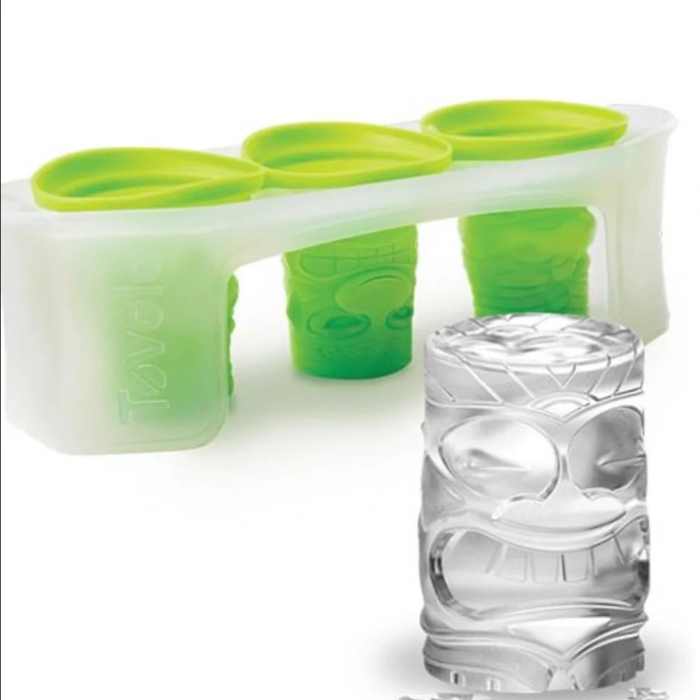 TIKI Ice Cube Molds Williams Sonoma Set of 3~New!
